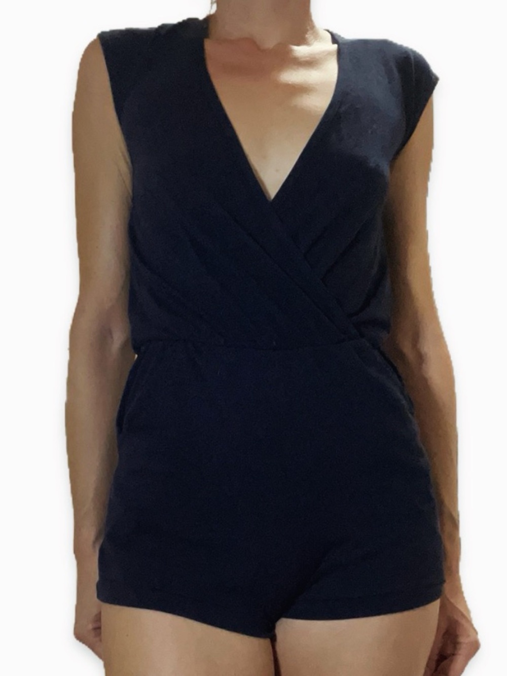 Navy Blue Romper